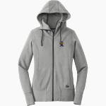 FARMINGTON HIGH SCHOOL FARMERS <span class="pdp-name-mascot">FARMINGTON FARMERS</span> New Era Women's Tri-Blend Fleece Full-Zip Hoodie Front Thumbnail