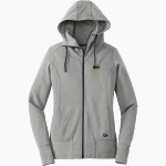 Boonville Pioneers <span class="pdp-name-mascot">Boonville Pioneers</span> New Era Women's Tri-Blend Fleece Full-Zip Hoodie Front Thumbnail