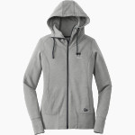 YANTIS HIGH SCHOOL OWLS <span class="pdp-name-mascot">YANTIS OWLS</span> New Era Women's Tri-Blend Fleece Full-Zip Hoodie Front Thumbnail