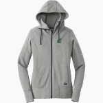 Calvary Christian Spartans <span class="pdp-name-mascot">Calvary Christian Spartans</span> New Era Women's Tri-Blend Fleece Full-Zip Hoodie Front Thumbnail