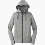 Seminary Cardinals <span class="pdp-name-mascot">Seminary Cardinals</span> New Era Women's Tri-Blend Fleece Full-Zip Hoodie Front Thumbnail
