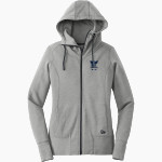 Arma Dei Academy Arma Dei Academy New Era Women's Tri-Blend Fleece Full-Zip Hoodie Front Thumbnail