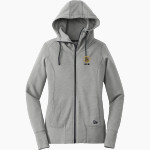 Carver E&S E&S New Era Women's Tri-Blend Fleece Full-Zip Hoodie Front Thumbnail