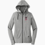 Santa Barbara Saints Football <span class="pdp-name-mascot">Santa Barbara Saints Football</span> New Era Women's Tri-Blend Fleece Full-Zip Hoodie Front Thumbnail