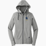 SMCHS Eagles New Era Women's Tri-Blend Fleece Full-Zip Hoodie Front Thumbnail