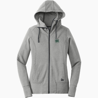 New Era Women's Tri-Blend Fleece Full-Zip Hoodie