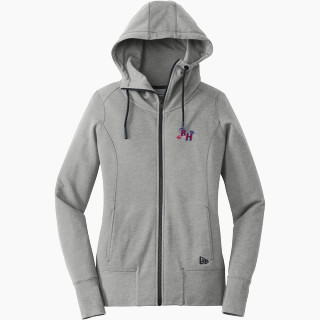 New Era Women's Tri-Blend Fleece Full-Zip Hoodie