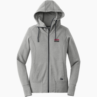 New Era Women's Tri-Blend Fleece Full-Zip Hoodie