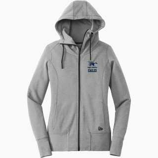 New Era Women's Tri-Blend Fleece Full-Zip Hoodie