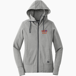 New Era Women's Tri-Blend Fleece Full-Zip Hoodie