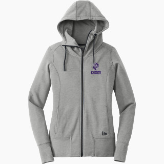 New Era Women's Tri-Blend Fleece Full-Zip Hoodie