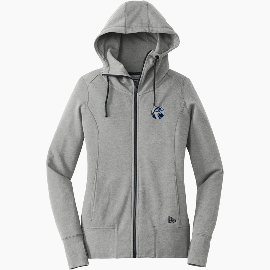 Headwaters Hawks <span class="pdp-name-mascot">Headwaters School Hawks</span> New Era Women's Tri-Blend Fleece Full-Zip Hoodie
