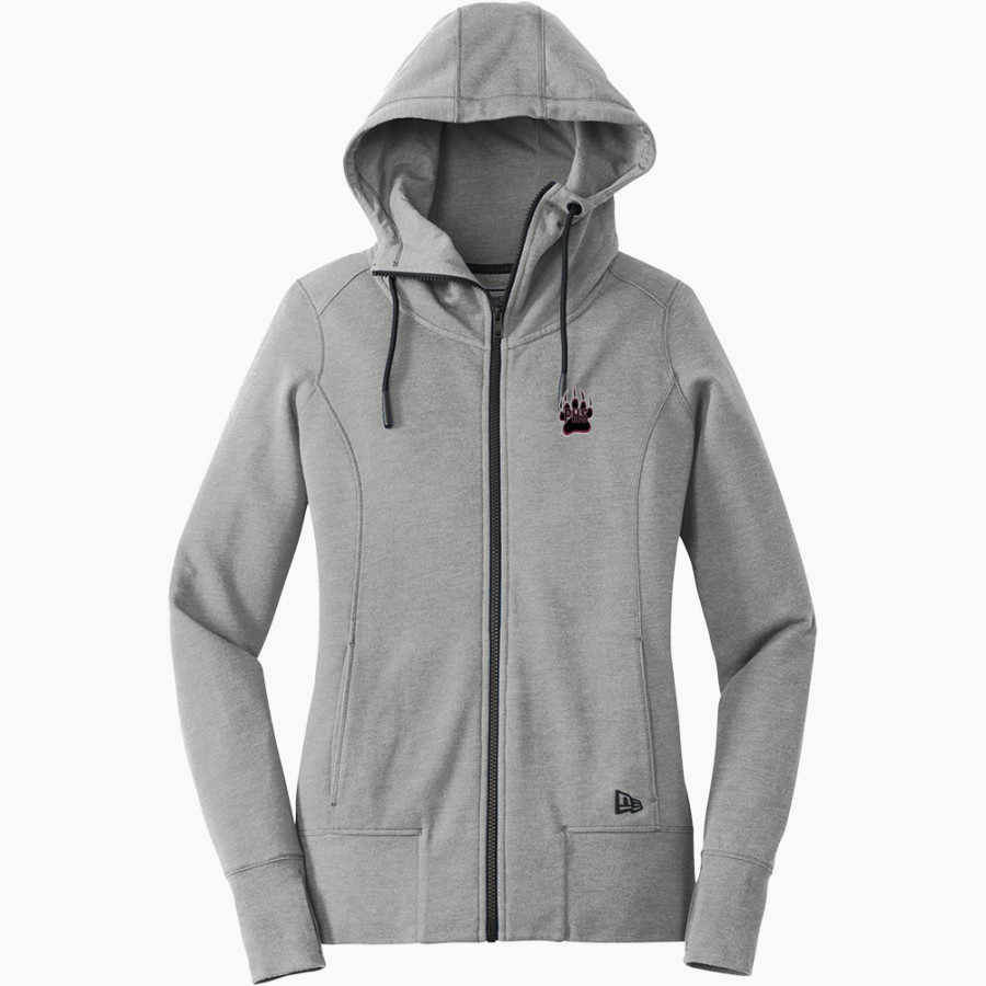 Paideia High Bears <span class="pdp-name-mascot">Paideia High School Bears</span> New Era Women's Tri-Blend Fleece Full-Zip Hoodie