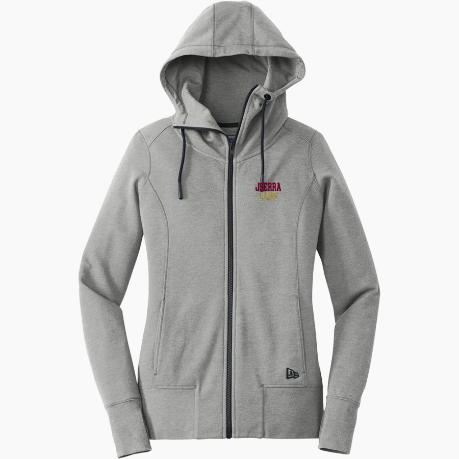 JSERRA CATHOLIC HIGH SCHOOL LIONS <span class="pdp-name-mascot">J SERRA LIONS</span> New Era Women's Tri-Blend Fleece Full-Zip Hoodie