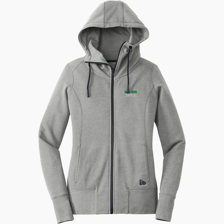 <span class="pdp-name-mascot">Spoon River Snappers</span> New Era Women's Tri-Blend Fleece Full-Zip Hoodie