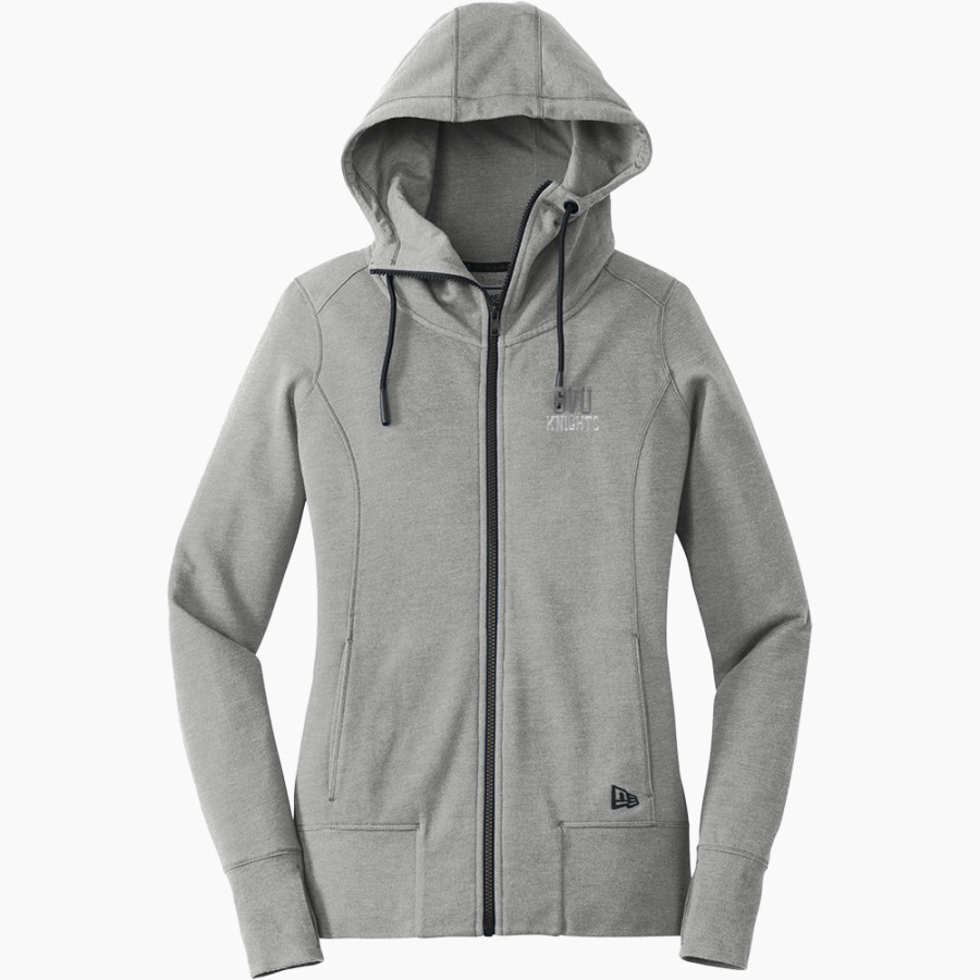 Southern Virginia Knights <span class="pdp-name-mascot">Southern Virginia University Knights</span> New Era Women's Tri-Blend Fleece Full-Zip Hoodie