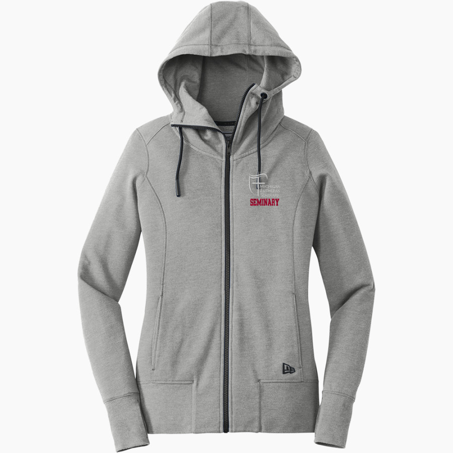 Seminary Cardinals <span class="pdp-name-mascot">Seminary Cardinals</span> New Era Women's Tri-Blend Fleece Full-Zip Hoodie