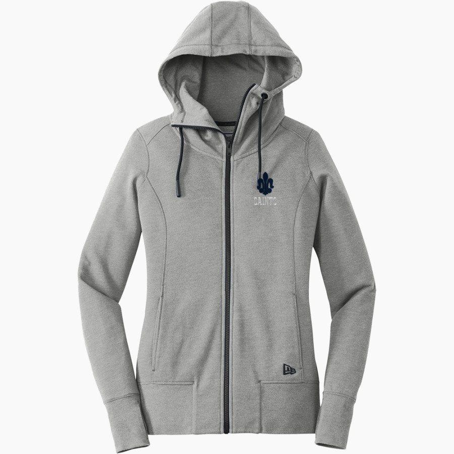 Saint Peter High School SAINTS ONLINE STORE <span class="pdp-name-mascot">Saint Peter Saints</span> New Era Women's Tri-Blend Fleece Full-Zip Hoodie