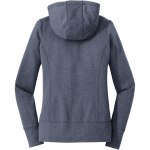 Mahomet-Seymour Bulldogs <span class="pdp-name-mascot">Mahomet-Seymour Bulldogs</span> New Era Women's Tri-Blend Fleece Full-Zip Hoodie Back Thumbnail
