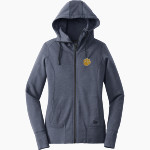 SHADE HIGH SCHOOL PANTHERS New Era Women's Tri-Blend Fleece Full-Zip Hoodie Front Thumbnail