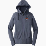Macalester Scots <span class="pdp-name-mascot">Macalester Scots</span> New Era Women's Tri-Blend Fleece Full-Zip Hoodie Front Thumbnail