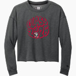 Grace College Lancers <span class="pdp-name-mascot">Grace College Lancers</span> New Era Women's Tri-Blend Fleece Long Sleeve Crew Front Thumbnail