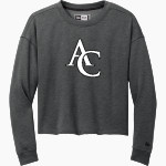 ANNVILLE-CLEONA HIGH SCHOOL DUTCHMEN <span class="pdp-name-mascot">ANNVILLE - CLEONA DUTCHMEN</span> New Era Women's Tri-Blend Fleece Long Sleeve Crew Front Thumbnail