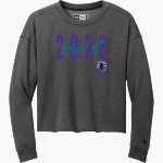 Indian Creek Panthers New Era Women's Tri-Blend Fleece Long Sleeve Crew Front Thumbnail