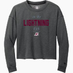 FRANKLIN HIGH SCHOOL LIGHTNING <span class="pdp-name-mascot">FRANKLIN QUAKERS</span> New Era Women's Tri-Blend Fleece Long Sleeve Crew Front Thumbnail
