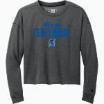 CENTENNIAL HIGH SCHOOL SPARTANS <span class="pdp-name-mascot">CENTENNIAL SPARTANS</span> New Era Women's Tri-Blend Fleece Long Sleeve Crew Front Thumbnail