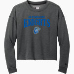 Devonshire Knights <span class="pdp-name-mascot">Devonshire Knights</span> New Era Women's Tri-Blend Fleece Long Sleeve Crew Front Thumbnail