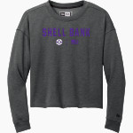 Shell Bank Brigade <span class="pdp-name-mascot">Shell Bank P771K@014 Labradors</span> New Era Women's Tri-Blend Fleece Long Sleeve Crew Front Thumbnail