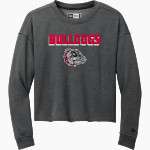 MEADVILLE HIGH SCHOOL BULLDOGS New Era Women's Tri-Blend Fleece Long Sleeve Crew Front Thumbnail