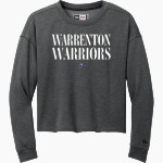 Warrenton Warriors New Era Women's Tri-Blend Fleece Long Sleeve Crew Front Thumbnail