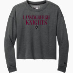 Lansingburgh Knights The Official Online Store <span class="pdp-name-mascot">Lansingburgh Knights</span> New Era Women's Tri-Blend Fleece Long Sleeve Crew Front Thumbnail