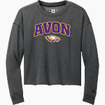AVON HIGH SCHOOL EAGLES <span class="pdp-name-mascot">AVON EAGLES</span> New Era Women's Tri-Blend Fleece Long Sleeve Crew Front Thumbnail