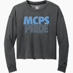 Middlesex County Operations Mcps New Era Women's Tri-Blend Fleece Long Sleeve Crew Front Thumbnail
