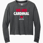 CARDINAL HIGH SCHOOL HUSKIES <span class="pdp-name-mascot">CARDINAL HUSKIES</span> New Era Women's Tri-Blend Fleece Long Sleeve Crew Front Thumbnail