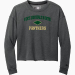 FORT ZUMWALT NORTH HIGH SCHOOL PANTHERS <span class="pdp-name-mascot">FORT ZUMWALT NORTH PANTHERS</span> New Era Women's Tri-Blend Fleece Long Sleeve Crew Front Thumbnail