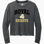 ROYAL HIGH SCHOOL KNIGHTS <span class="pdp-name-mascot">ROYAL KNIGHTS</span> New Era Women's Tri-Blend Fleece Long Sleeve Crew Front Thumbnail
