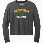 Northwestern Wildcats <span class="pdp-name-mascot">Northwestern High School Wildcats</span> New Era Women's Tri-Blend Fleece Long Sleeve Crew Front Thumbnail