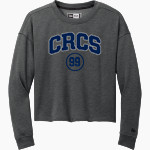 CRCS Bulldogs <span class="pdp-name-mascot">CRHS Bulldogs</span> New Era Women's Tri-Blend Fleece Long Sleeve Crew Front Thumbnail