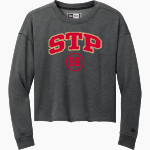 Church & School of St. Peter New Era Women's Tri-Blend Fleece Long Sleeve Crew Front Thumbnail