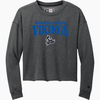 New Era Women's Tri-Blend Fleece Long Sleeve Crew
