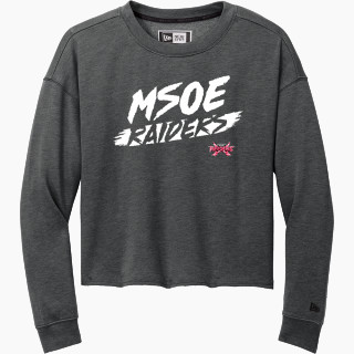 New Era Women's Tri-Blend Fleece Long Sleeve Crew