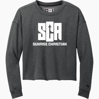 New Era Women's Tri-Blend Fleece Long Sleeve Crew