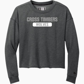 New Era Women's Tri-Blend Fleece Long Sleeve Crew