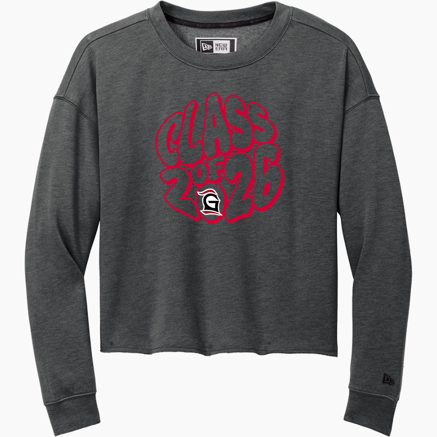Grace College Lancers <span class="pdp-name-mascot">Grace College Lancers</span> New Era Women's Tri-Blend Fleece Long Sleeve Crew