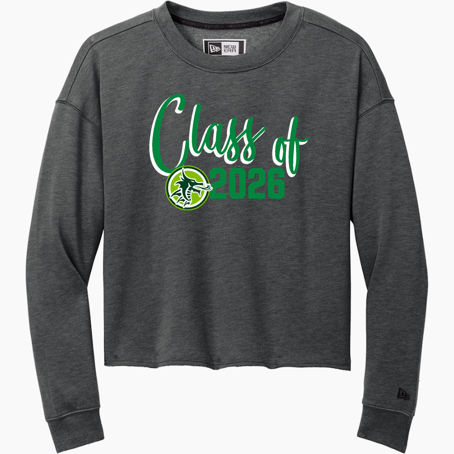 AZ Compass DRAGONS New Era Women's Tri-Blend Fleece Long Sleeve Crew