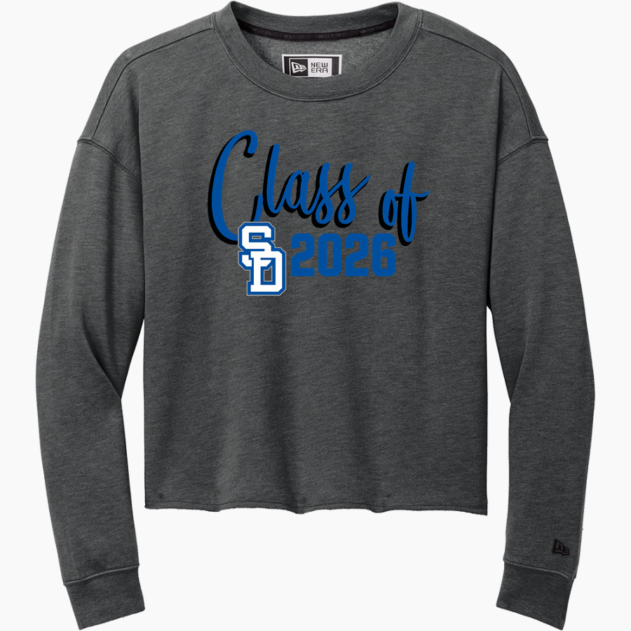 SAN DIEGO HIGH SCHOOL CAVERS <span class="pdp-name-mascot">SAN DIEGO CAVERS</span> New Era Women's Tri-Blend Fleece Long Sleeve Crew
